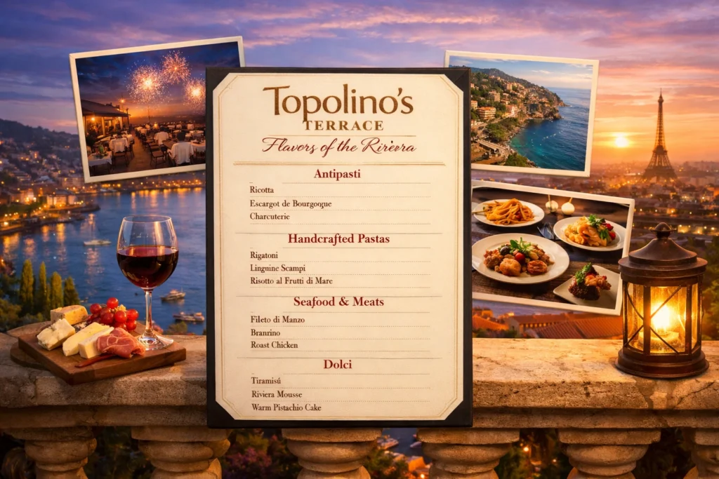 topolino's terrace menu